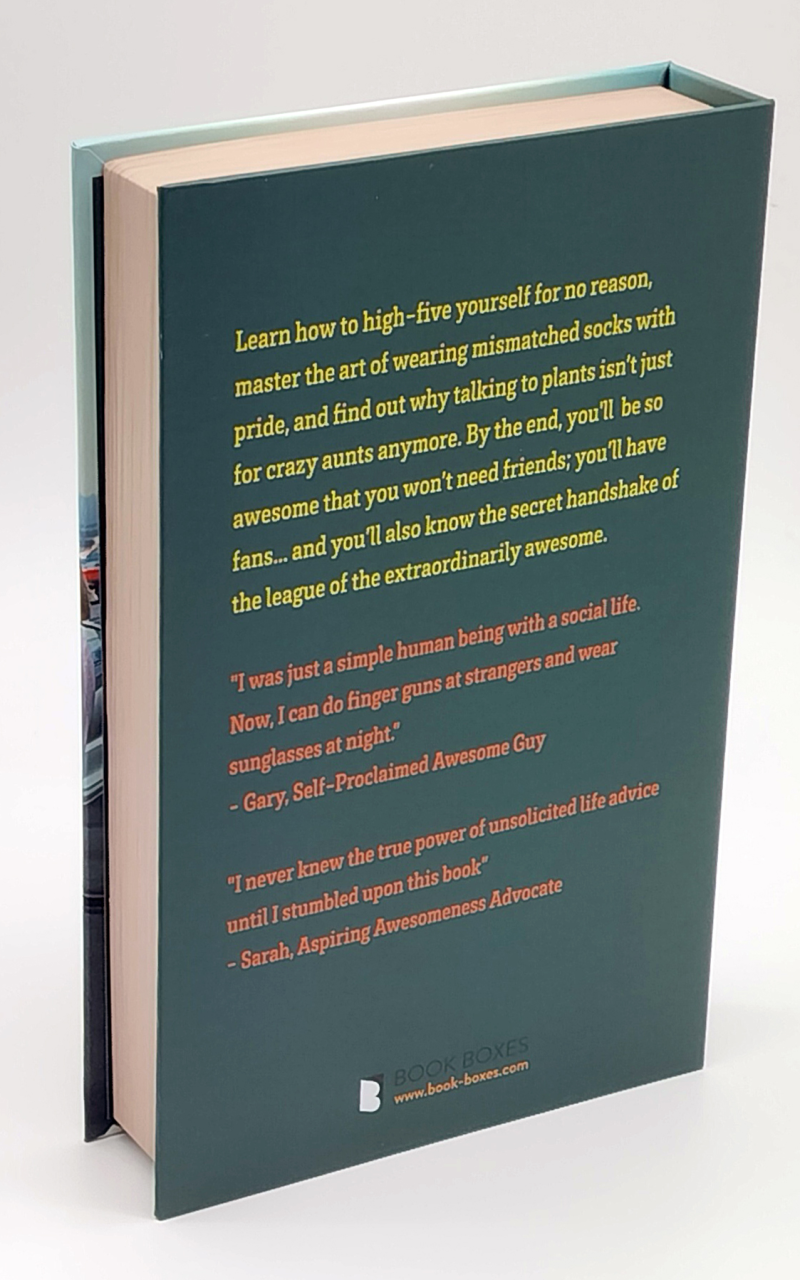 Anybody can be Cool …but Awesome Takes Practice | Book Boxes